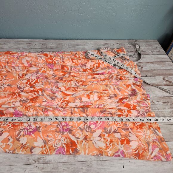 Torrid Lace Up Tea Length Crinkle Gauze Dress Size 2X - Picture 11 of 13